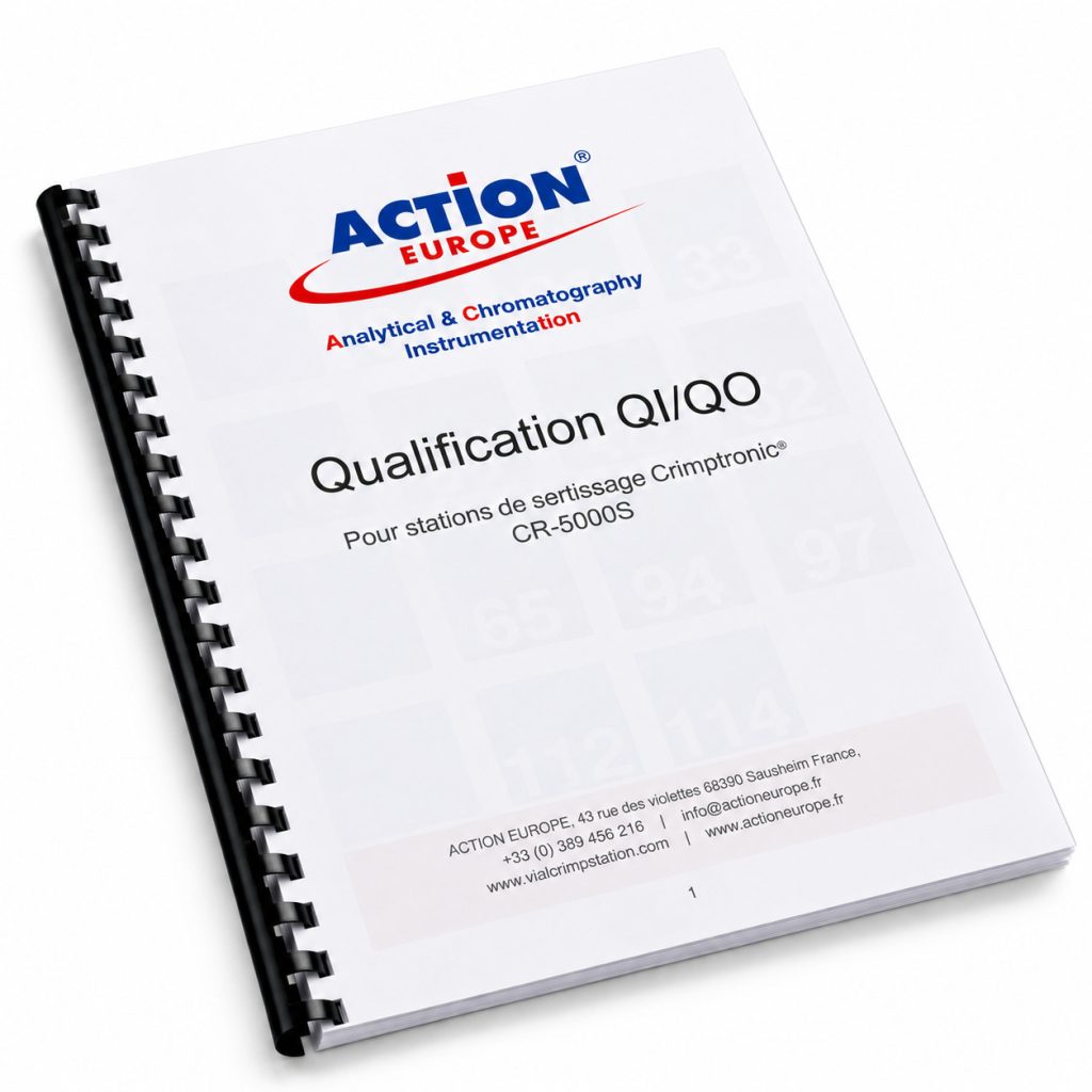 IQ/OQ qualification documentation for Crimptronic machines
