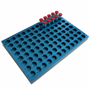 CR-60 tray for holding vials in the CR-6000